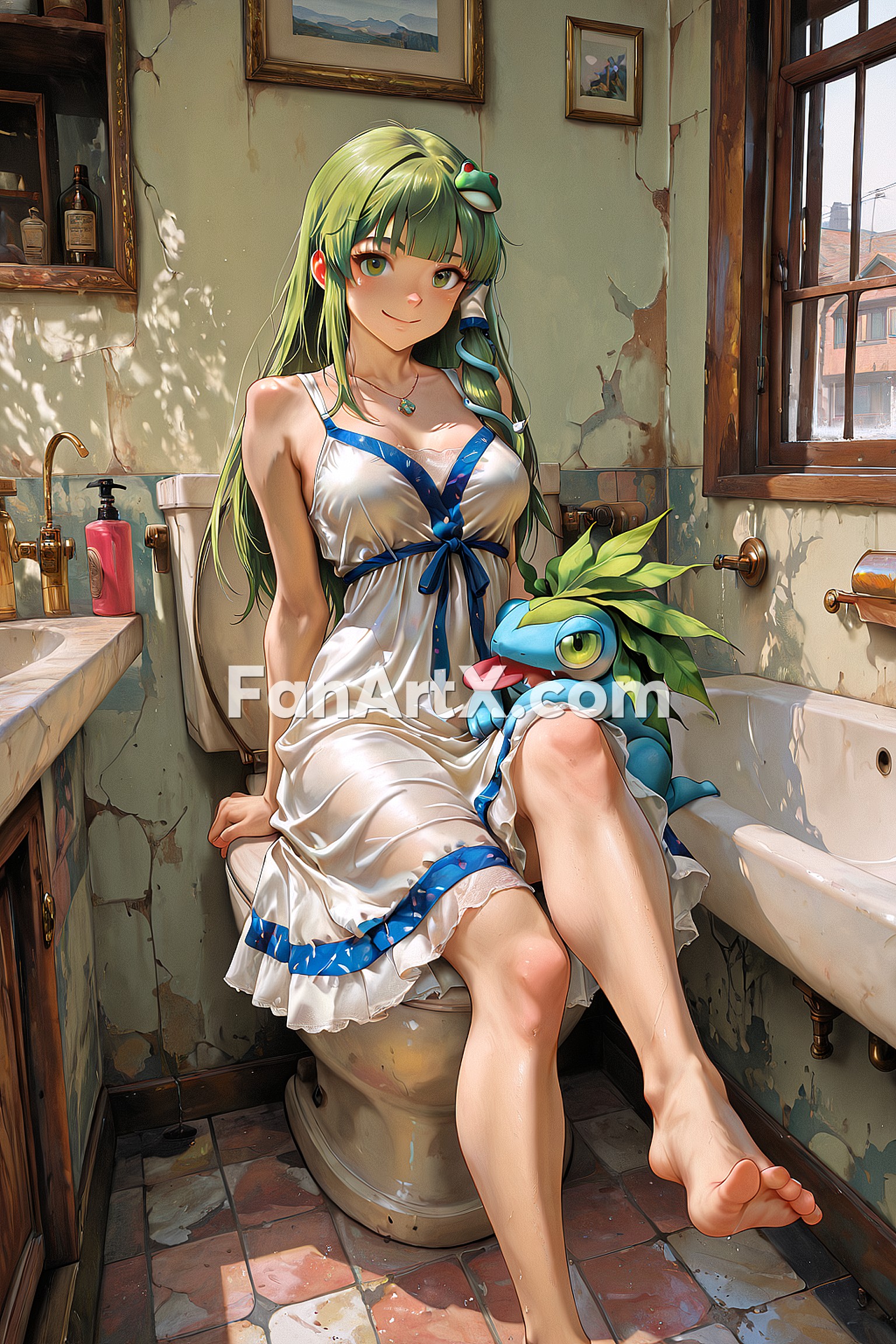Kochiya Sanae Touhou project Fanart 5353611